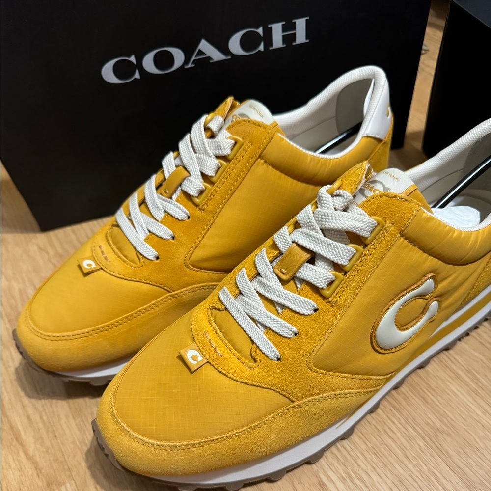 🥰 Coach Men Runner Sneaker Unisex in Men Size